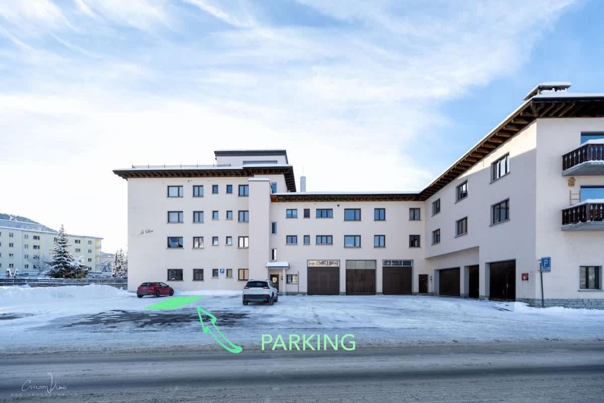 Charming Apartment In St Moritz Bagian luar foto
