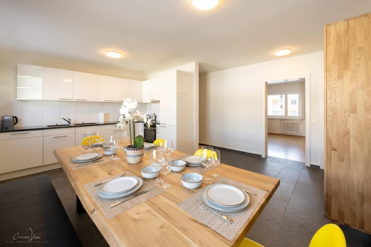 Charming Apartment In St Moritz Bagian luar foto