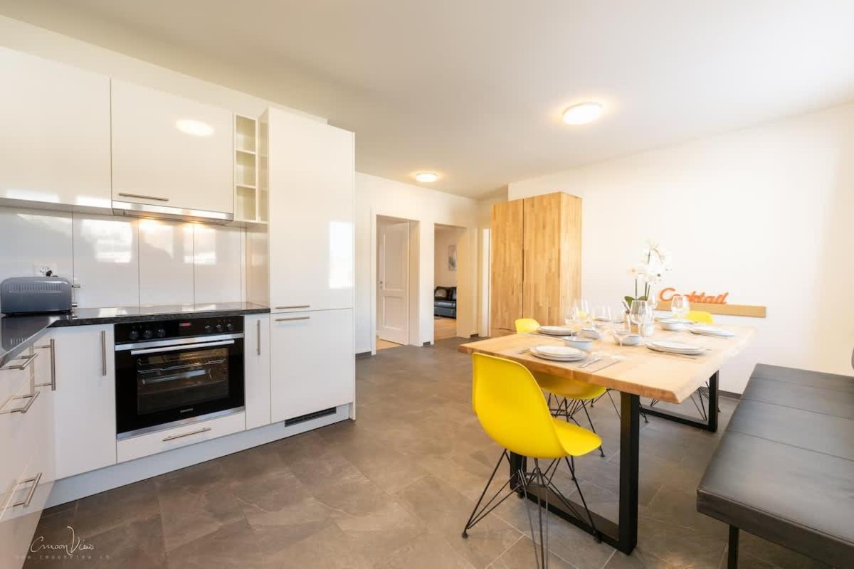 Charming Apartment In St Moritz Bagian luar foto