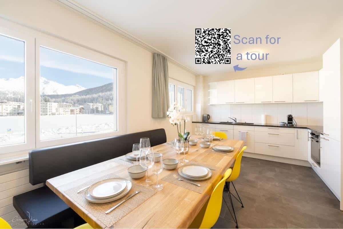 Charming Apartment In St Moritz Bagian luar foto